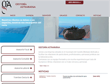 Tablet Screenshot of gestoriaastrabudua.com